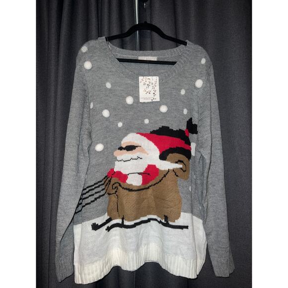 Ugly Christmas Sweater Xmas Size 3X NWT - Picture 1 of 3